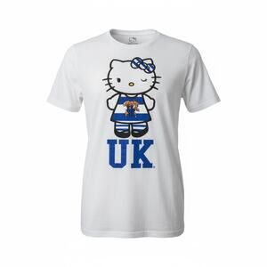 Hello Kitty x University of Kentucky UK Wildcats Tee Size
